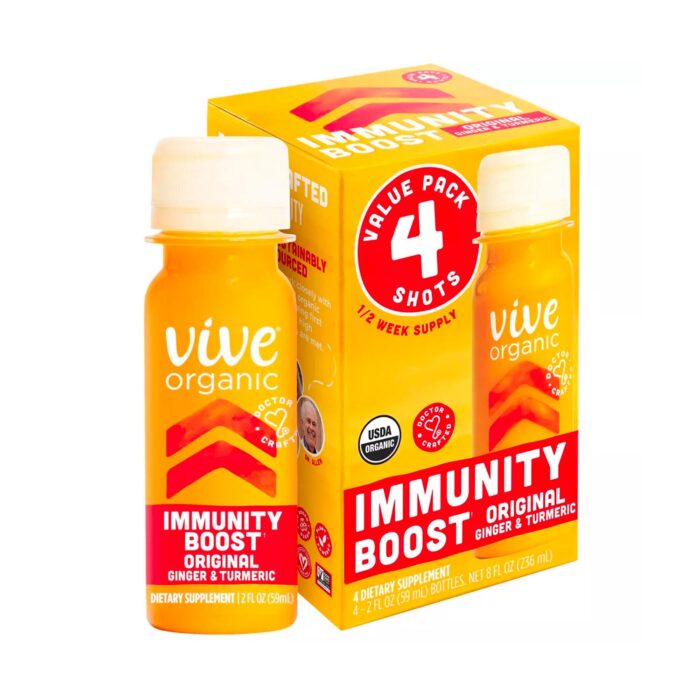 Organic Immunity Boost Original Ginger & Turmeric Shot - 4ct_2 fl oz