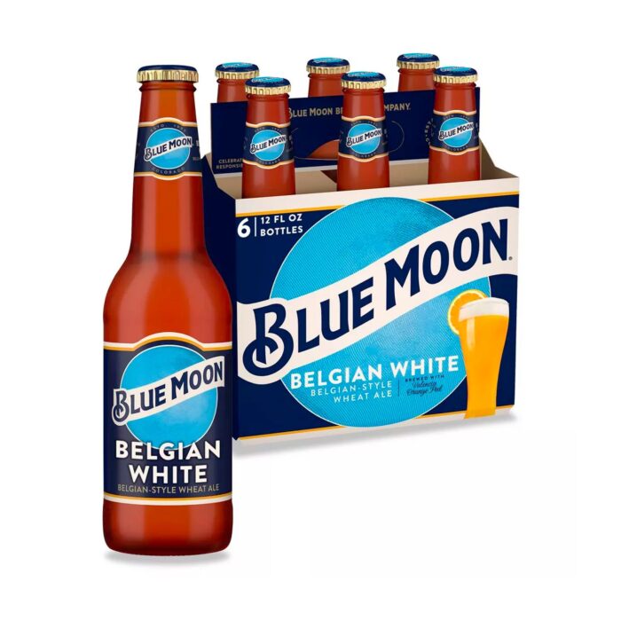 Blue Moon Belgian White Wheat Ale Beer - 6pk_12 fl oz Bottles