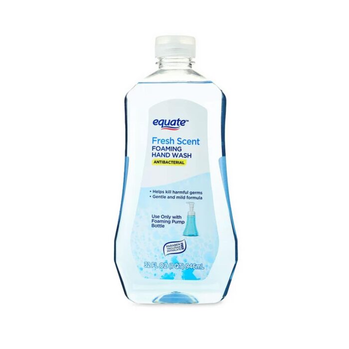 Equate Foaming Antibacterial Hand Wash, Fresh Scent, 32 fl oz