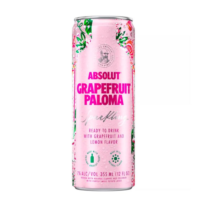 Absolut Grapefruit Paloma Sparkling Vodka Cocktail - 4pk_355ml