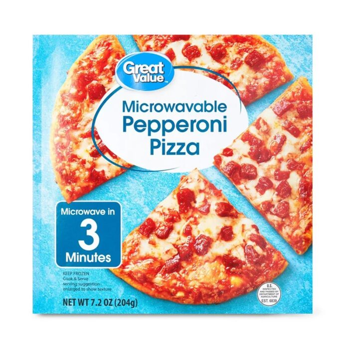 Great Value Classic Crust Pepperoni Microwave Frozen Pizza 7.2oz