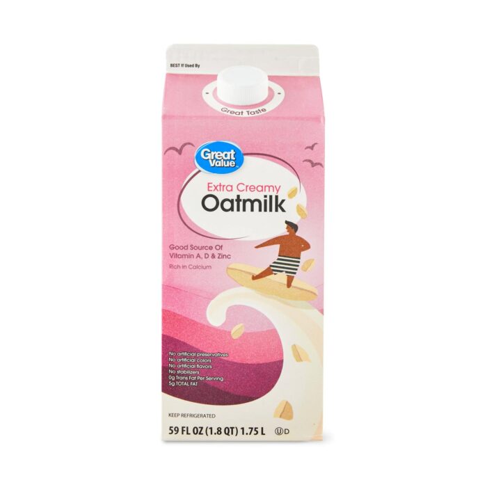 Great Value Extra Creamy Oatmilk, 59 fl oz