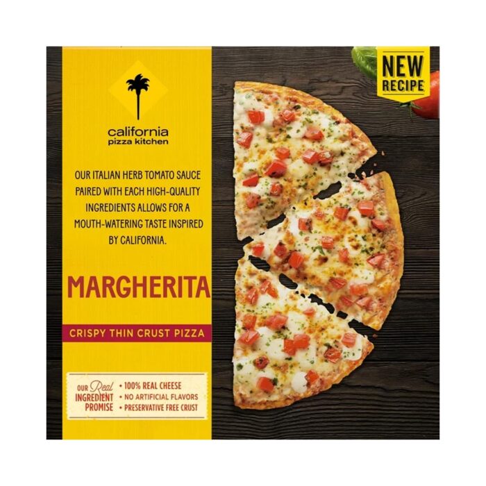 California Pizza Kitchen Margherita, Crispy Thin Crust Pizza, 15.5 oz (Frozen) - Imagen 2