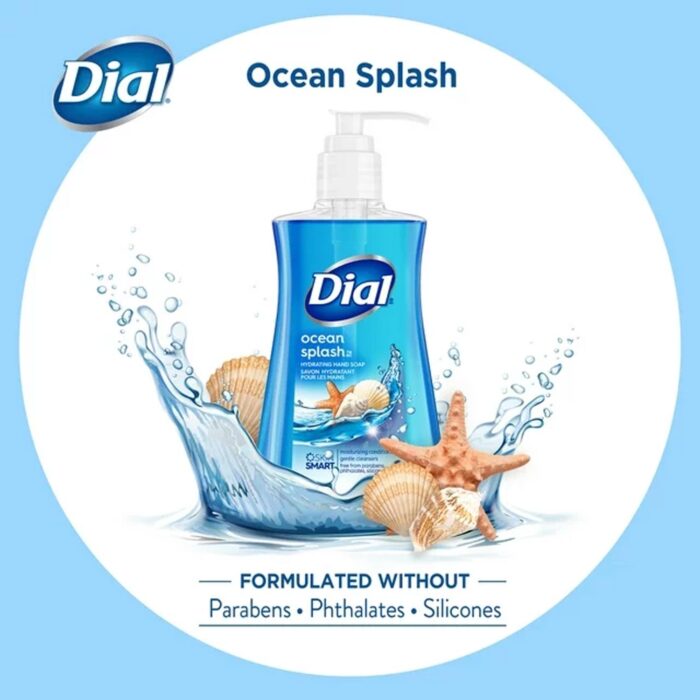 Dial Liquid Hand Soap, Ocean Splash, 7.5 fl oz - Imagen 3