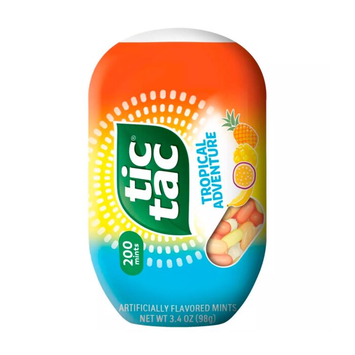 Tic Tac Tropical Adventure 200ct Bottle Pack - 3.4oz