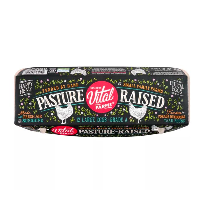 Vital Farms Pasture-Raised Grade A Large Eggs - 12ct