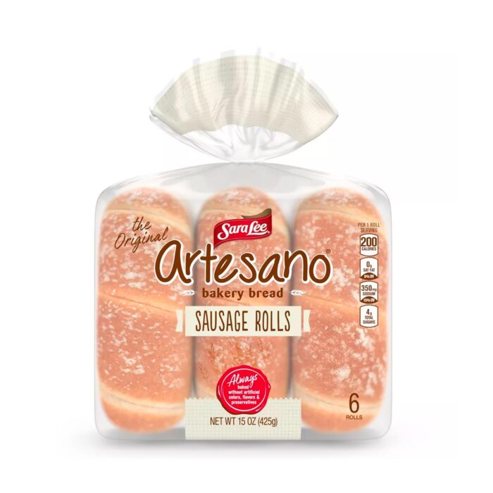 Sara Lee Artesano Sausage Rolls - 15oz